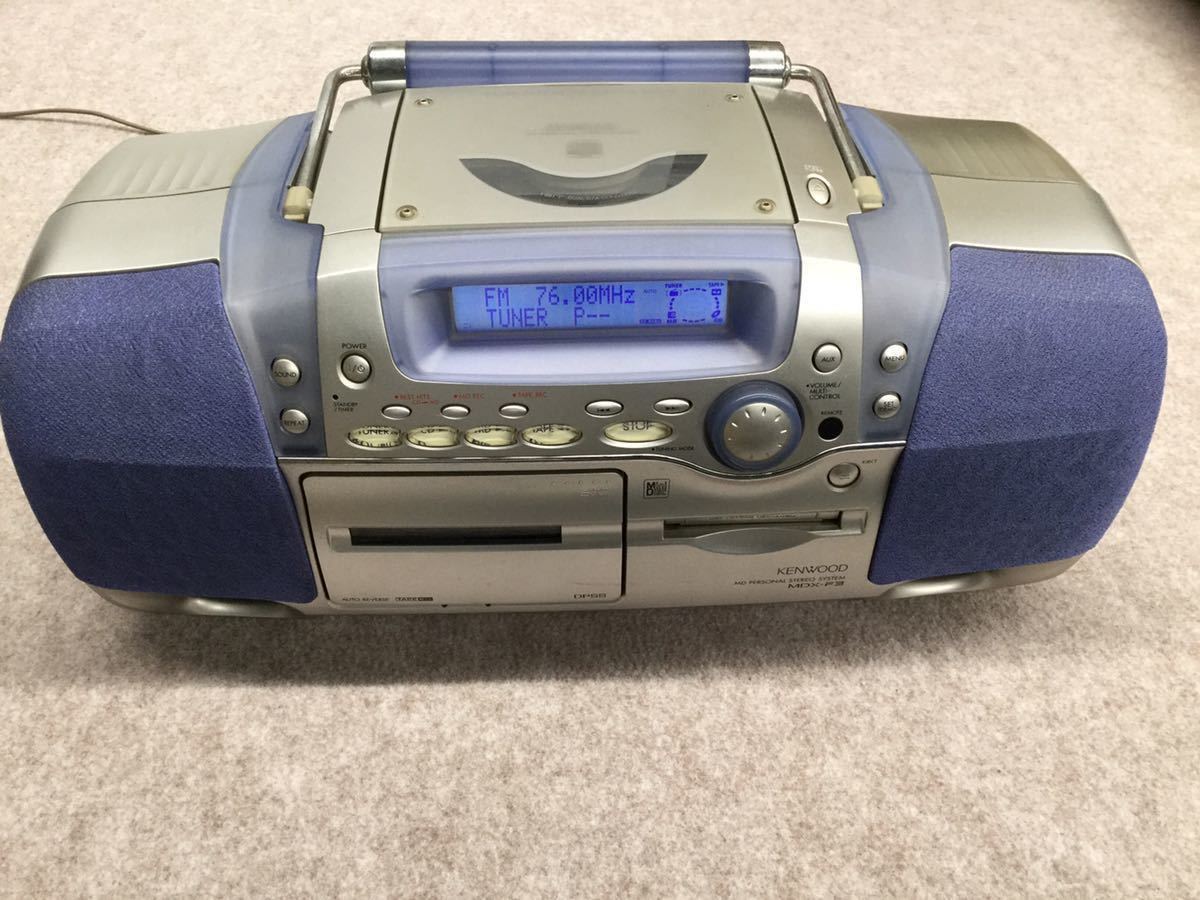 Yahoo!オークション - 【動作品】KENWOOD ケンウッド MDX-F3 ブルー ラ
