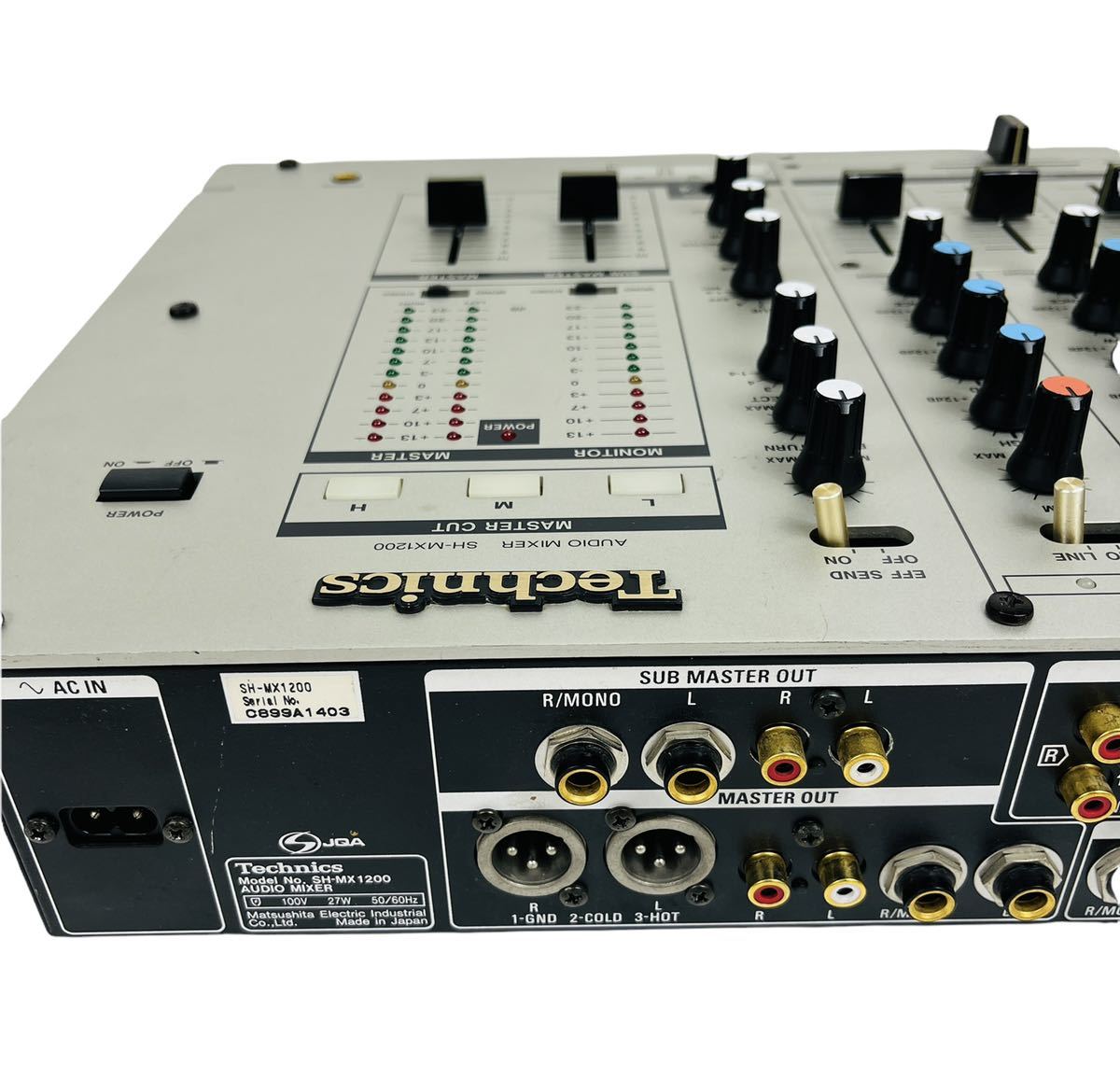 希少 Technics テクニクス AUDIO MIXER オーディオミキサー DJ