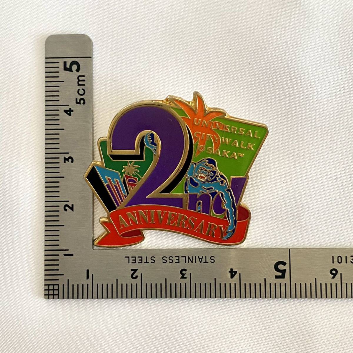 ユニバーサルスタジオジャパン 1st 2nd Anniversary 記念ピンバッジ 6