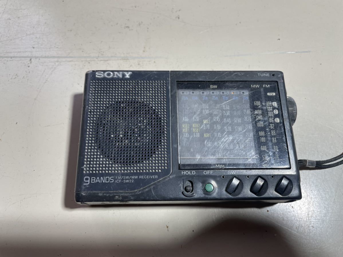 Yahoo!オークション - SONY 短波ラジオ ICF-SW22
