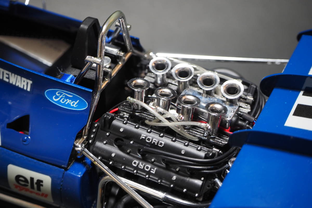 Yahoo!オークション - タミヤ 1/12 タイレル 003 フォード F1 改修塗装