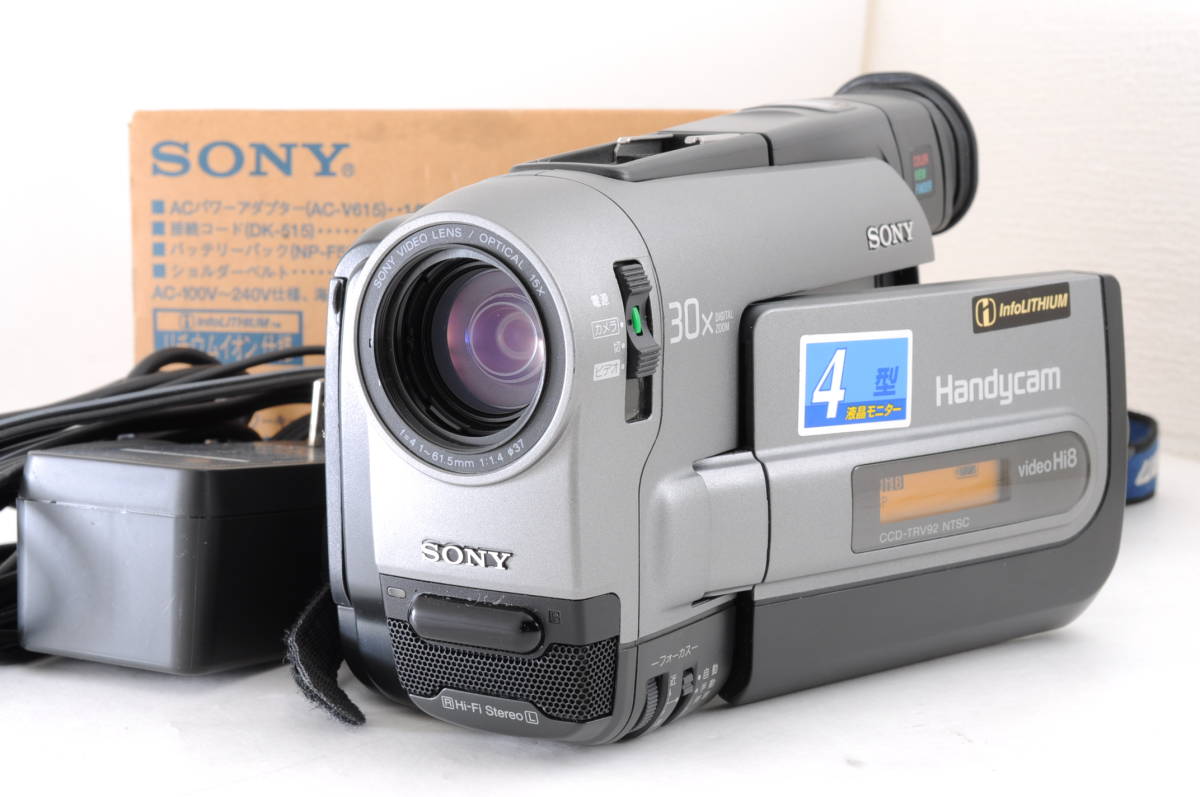 Yahoo!オークション - [キハ53]動作品 ソニー Hi8ビデオカメラ CCD-TRV