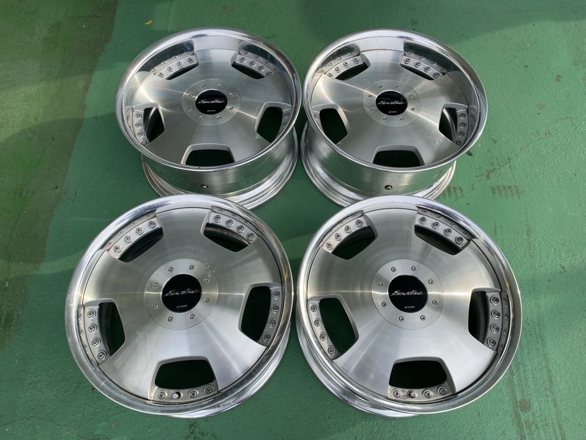 Yahoo!オークション - 深リム ディッシュ 程度良好 4本セット WORK EU