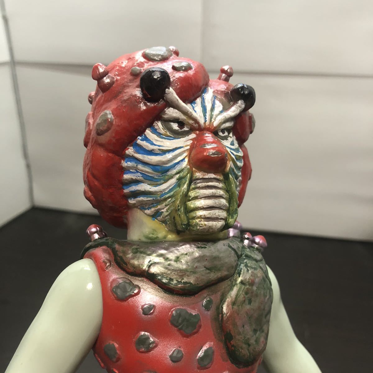 ⚠️当時物・レア仮面ライダーショッカー怪人キノコモルグミニソフビ