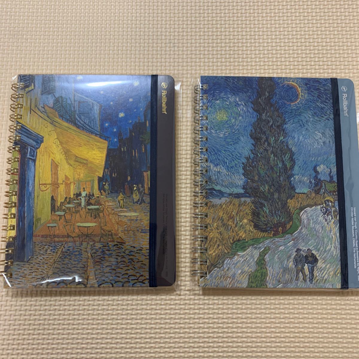 新品 ゴッホ展 ゴッホ ロルバーン ポケット付きメモ Lサイズ 2冊セット