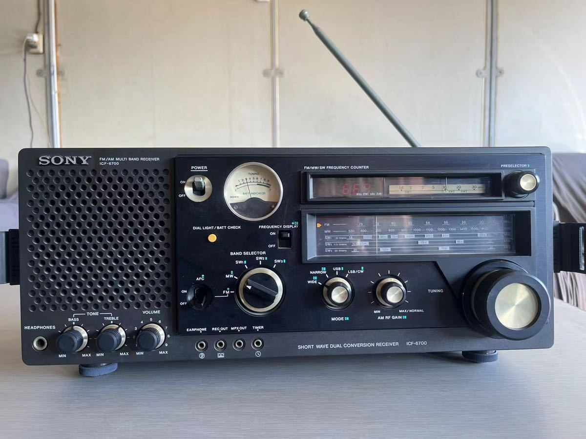 ジャンク品 SONY ICF-6700 5バンドマルチバンドレシーバー ラジオ
