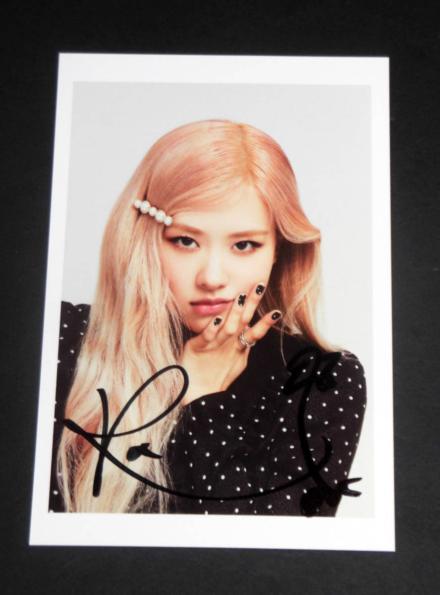 Yahoo!オークション - ロゼ (BLACKPINK) 直筆サイン入り・「2022 WELCO