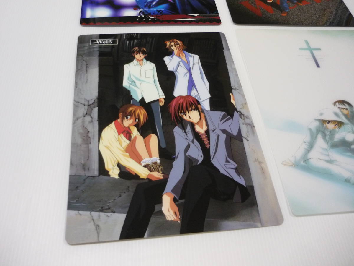 下敷き 4枚セット Weiβ kreuz ヴァイスクロイツ まとめ つちやきょうこ