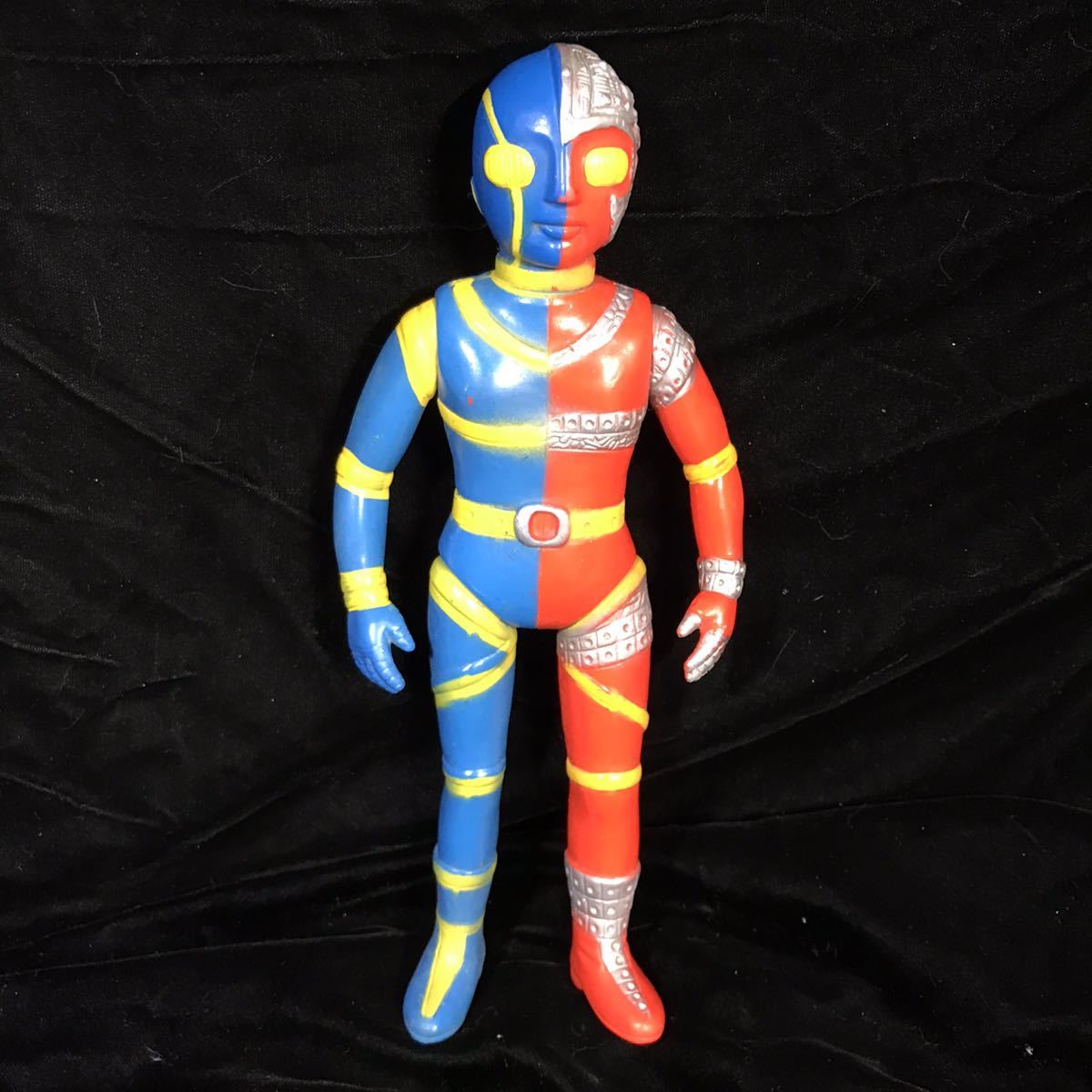 Yahoo!オークション - 希少 キカイダー パチ 無版権 ソフビ 当時物 約2