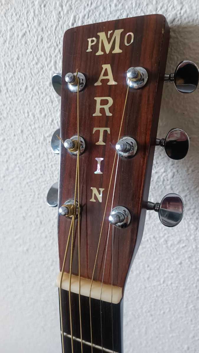 Yahoo!オークション - PRO MARTIN 000タイプ 縦ロゴ 美品 牛骨ナットブ