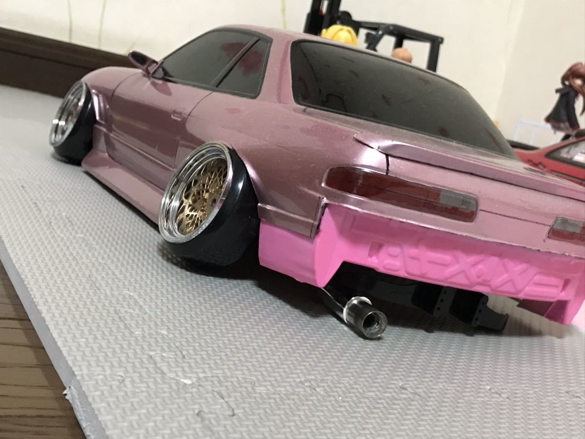 送料無料 1/10 日産 シルビア S13 ラジコン ボディ ドリフト d-like