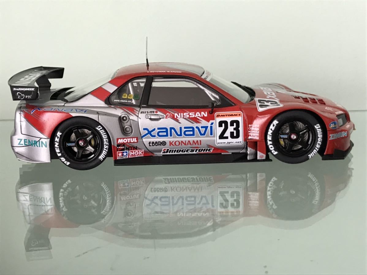 送料無料 1/24 スカイライン GT-R R34 ザナヴィニスモ レースカー