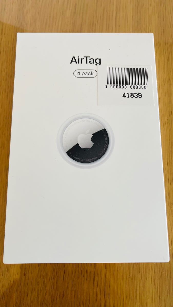 新品未開封 Apple AirTag エアタグ本体 4個入りセット 値段交渉受付