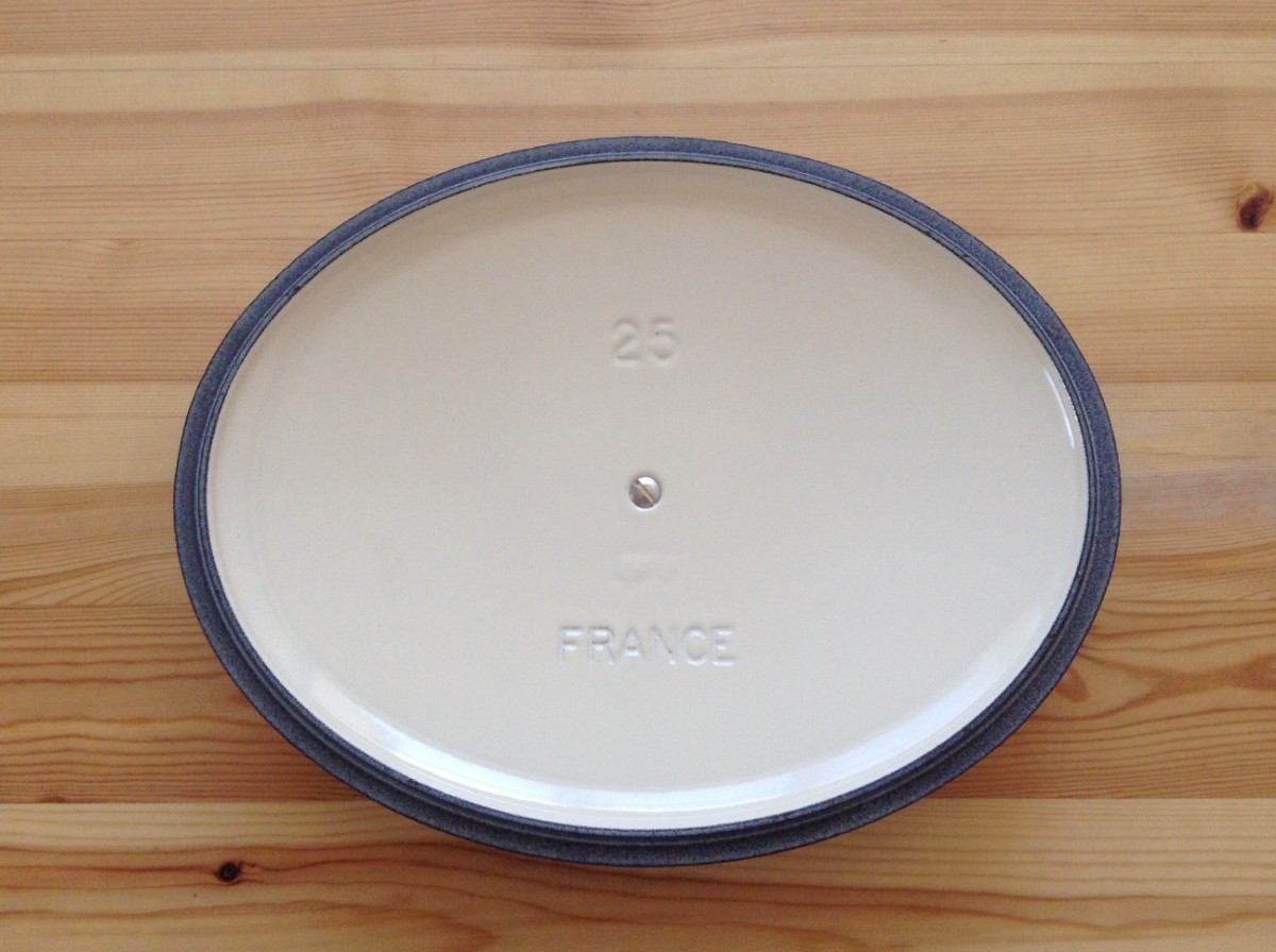 ルクルーゼ ココットオーバル 25cm ブルーベルパープル 楕円形 紫 両手