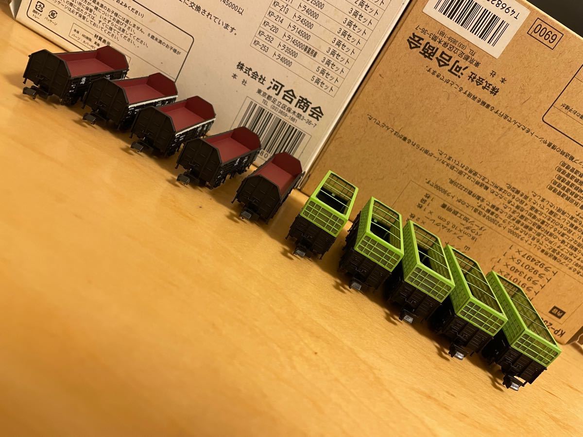 トラ90000本州駅常備5両セット トラ14500 5両セット 河合商会 Nゲージ