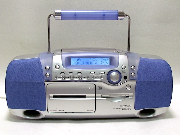 ケンウッド CD/MDラジカセ MDX-F3 整備済み動作品 (K3)｜Yahoo!フリマ