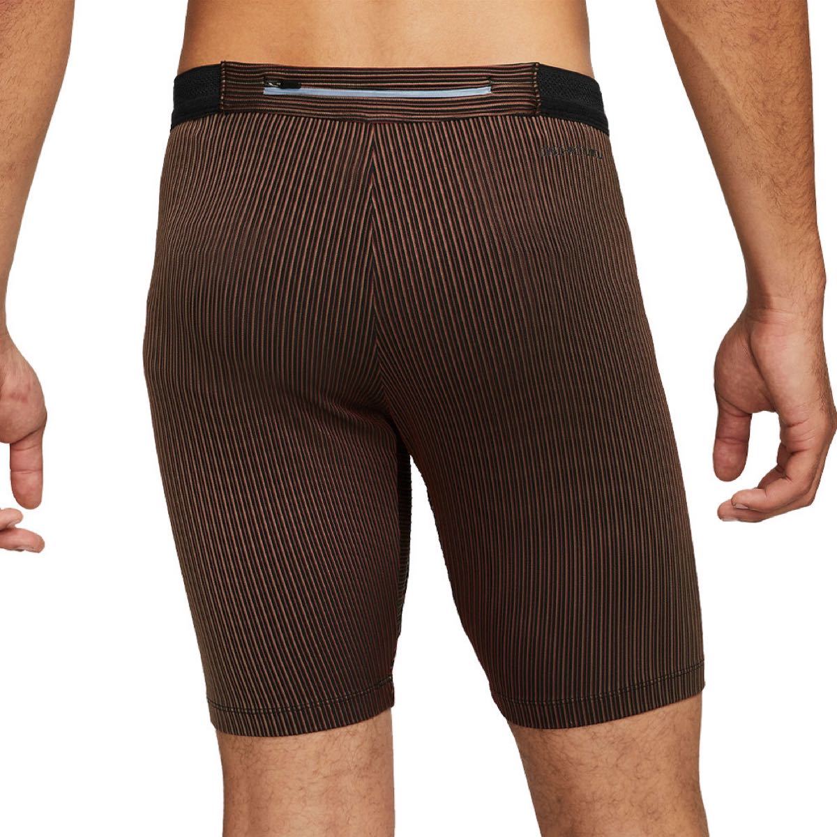 未使用】NIKE AEROSWIFT ハーフタイツ US S ブラウン ナイキ エアロ