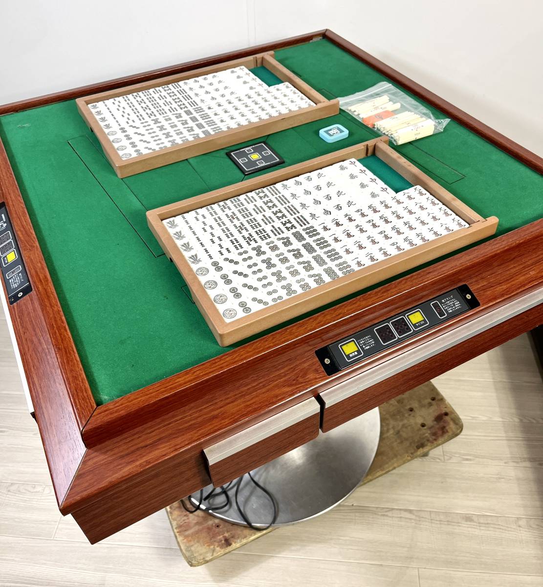 Yahoo!オークション - かきぬま 全自動麻雀卓 雀夢 C型 Z700 CZ-700 マ