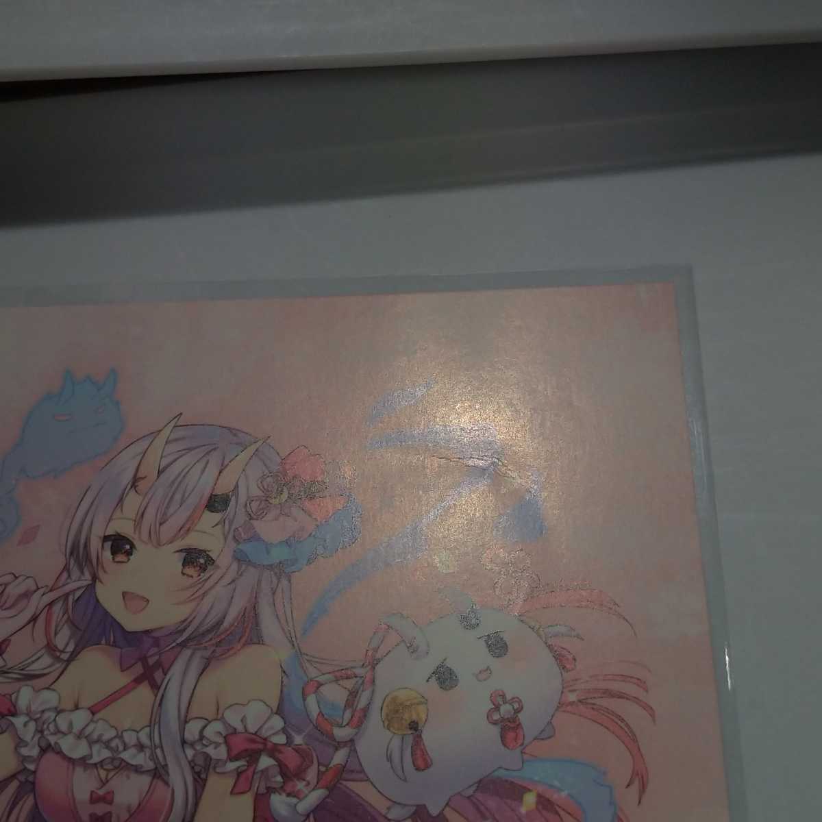 百鬼あやめ 活動1周年記念ボイス「あやめのひととせ」付属品 直筆