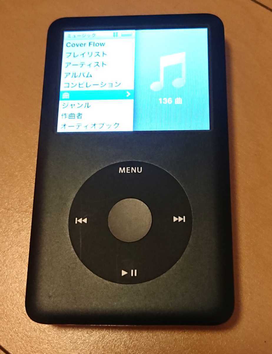 iPod Classic 最終モデル 第6 5世代 160GB A1238 ブラック 動作良好