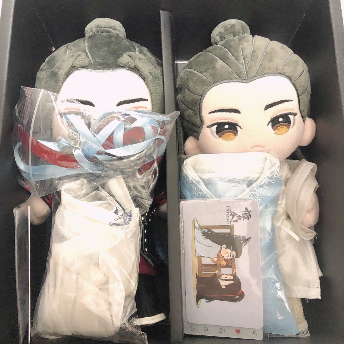 陳情令 公式絶版ぬいぐるみ 肖戦 王一博 典藏特典版 セット 箱で肖戦の