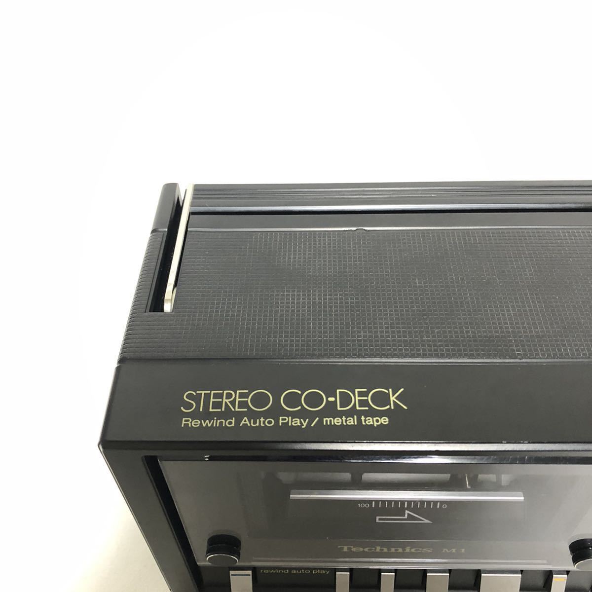 美品 希少 基本動作確認】Technics テクニクス カセットデッキ RS-M1