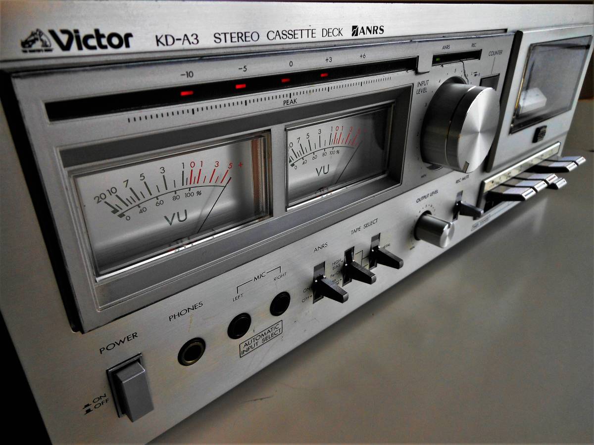 Yahoo!オークション - 70s ビクター Victor ステレオ・カセットデッキ