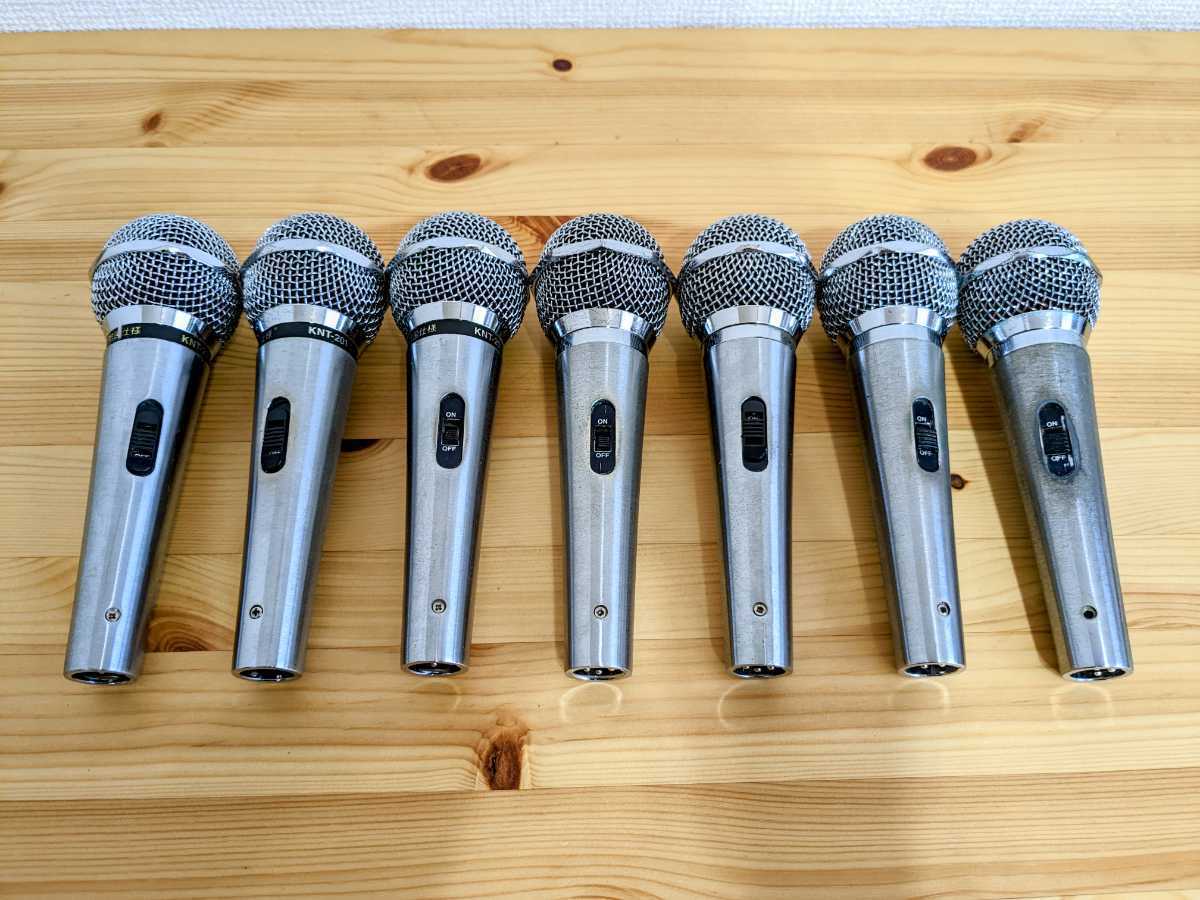 3本セット マイク dynamic KNT-201 Dynamic Microphone KNT-201の通販