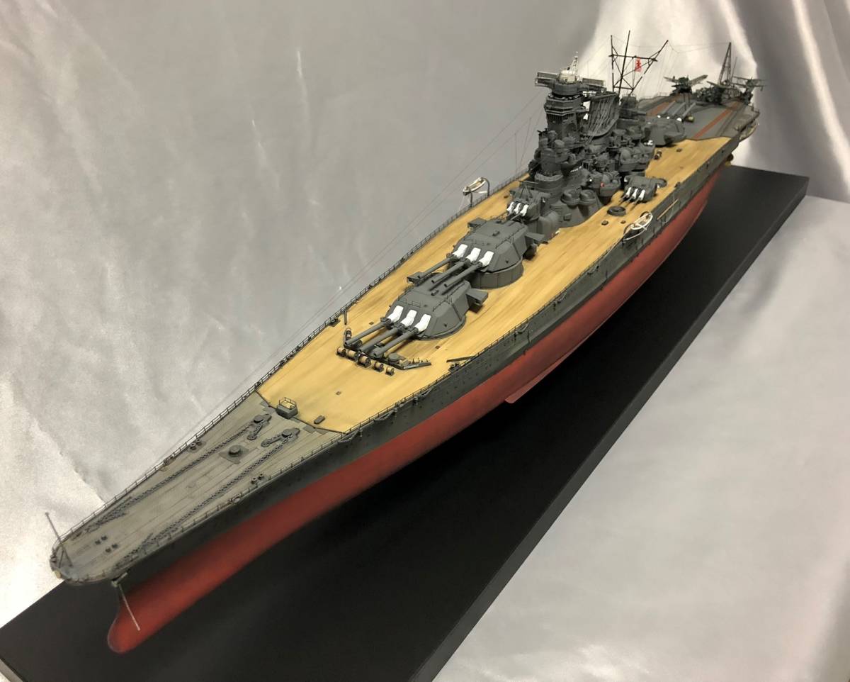 Yahoo!オークション - [完成品] 1/350 戦艦 武蔵 就役時 タミヤプレミ
