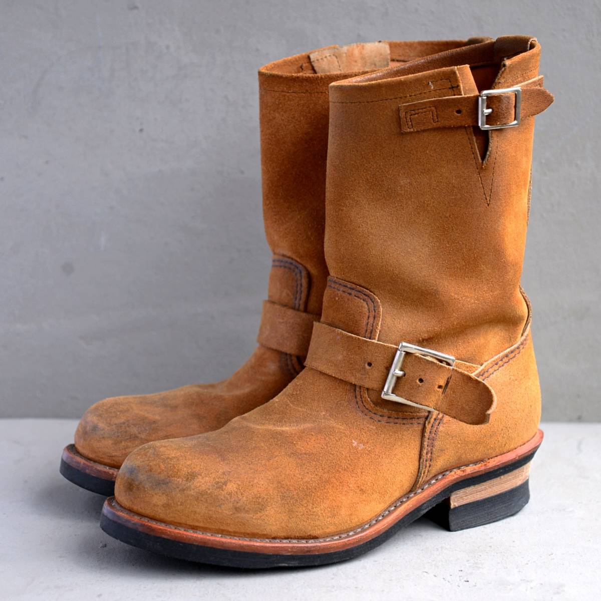 状態良好】レッドウイング エンジニアブーツ 8178 US8D ブラウン