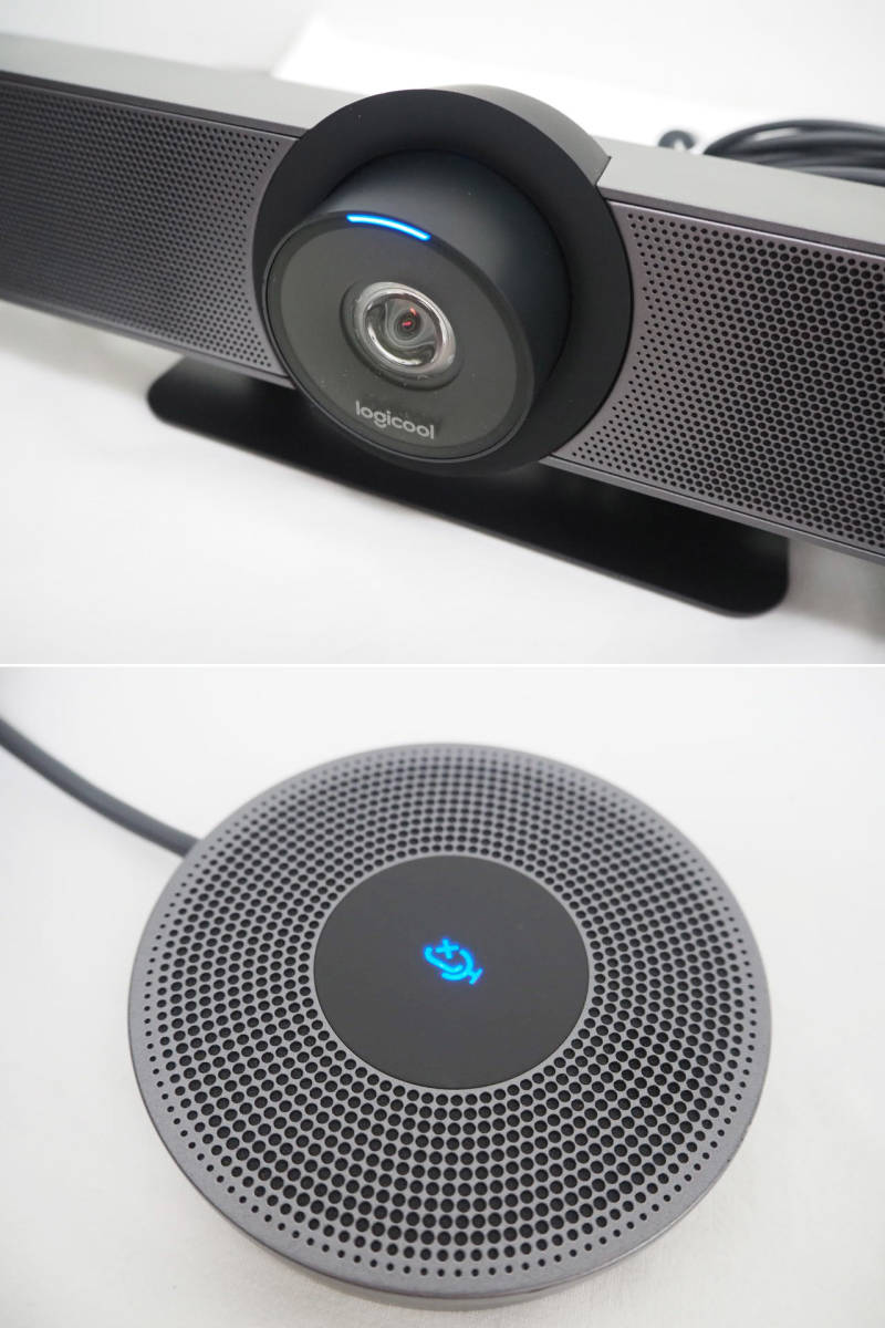 B) logicool MEETUP V-R0007 ビデオ会議システム Logicool（ロジクール