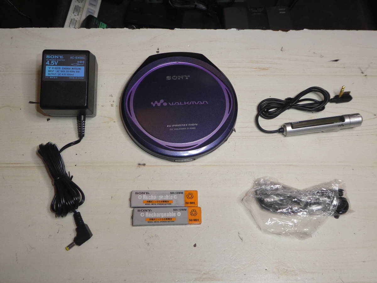 Yahoo!オークション - SONY D-E888 超薄型 CDウォークマン リモコン・A