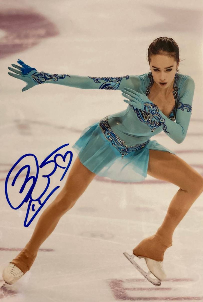 Yahoo!オークション - 女子 フィギアスケート アリーナ・ザギトワ 直筆