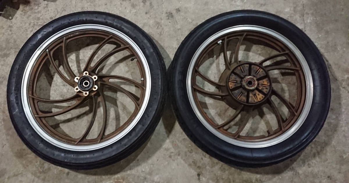 Yahoo!オークション - 1 XJ550 前後ホイールセット XJ400 流用などに