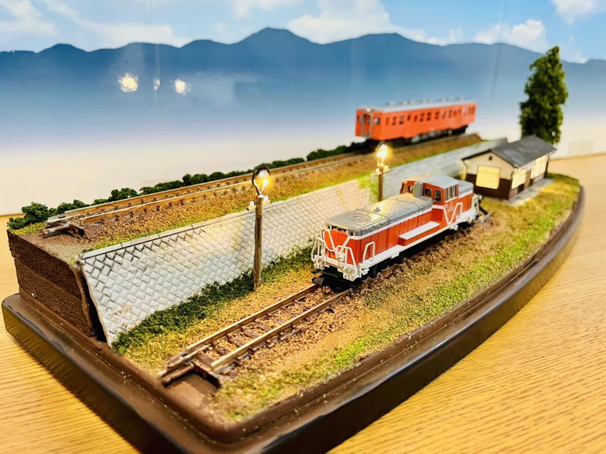 Yahoo!オークション - 新品 鉄道模型 Nゲージ ジオラマ 昭和の停止線