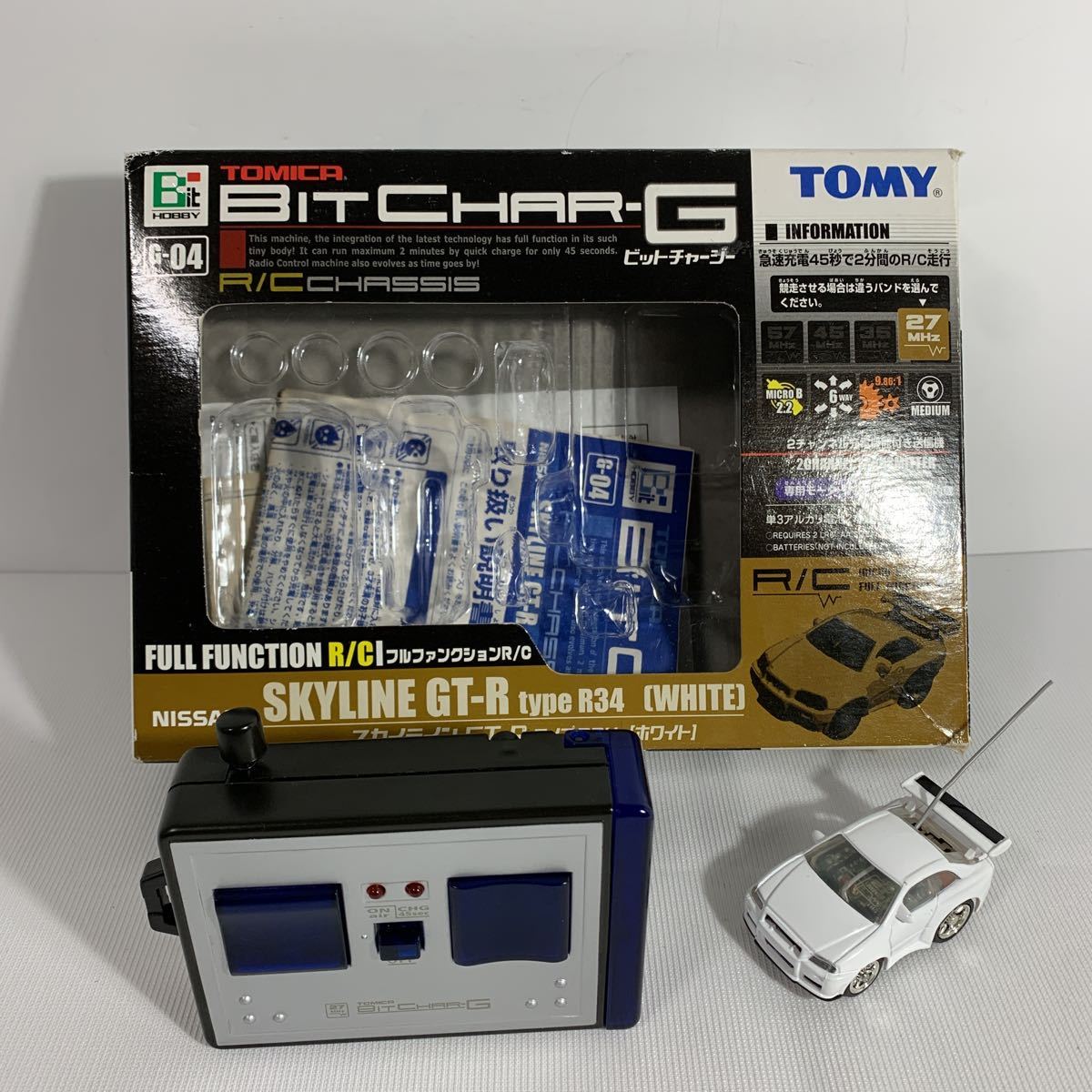 TOMY BIT CHAR-G トミカ ビットチャーg スカイラインGT-R タイプR34