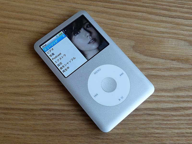 iPod Classic 第6 5世代 120GB シルバー A1238 モデル MB562J かなり