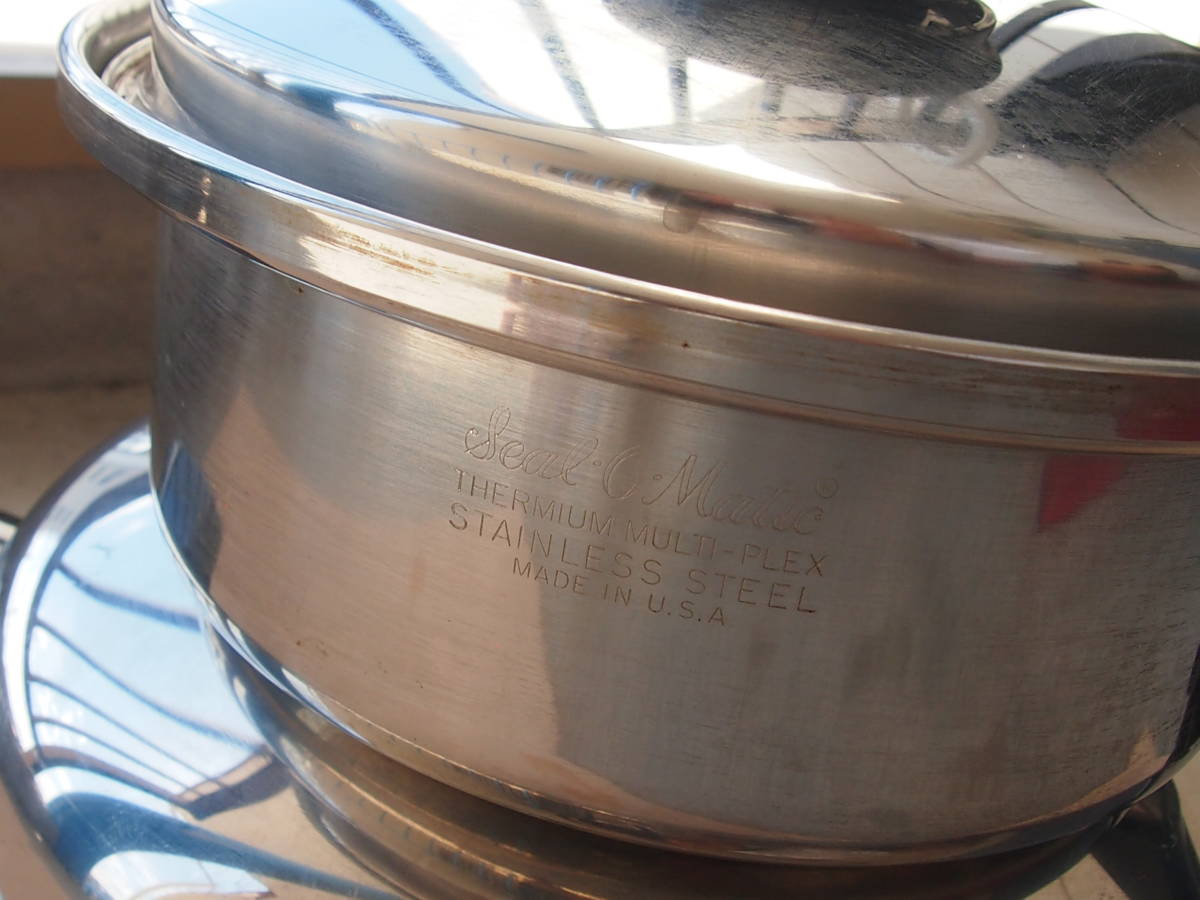 seal O matic シール・オ・マティック 片手鍋 185cm ガス ステンレス製