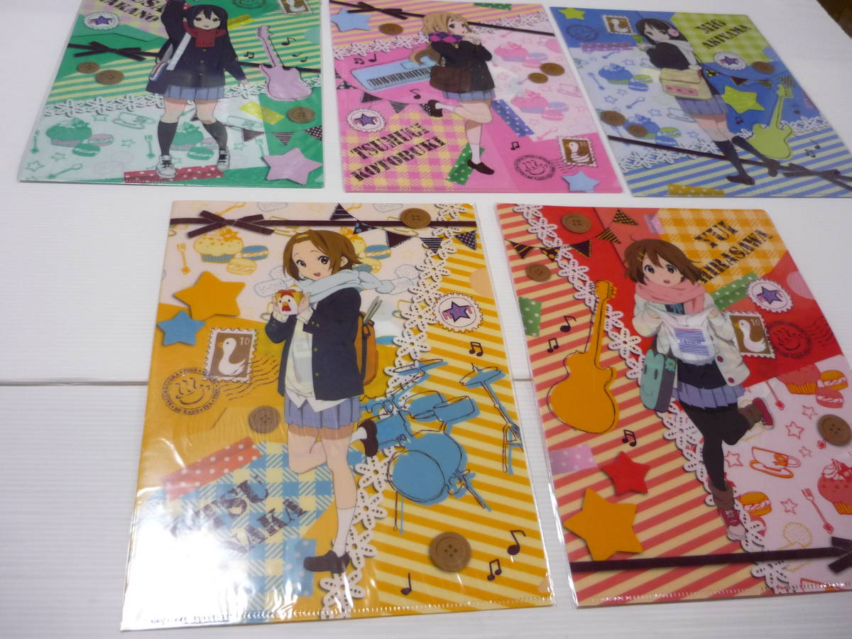 クリアファイル 10枚セット 「映画 けいおん 」ローソンフェア限定