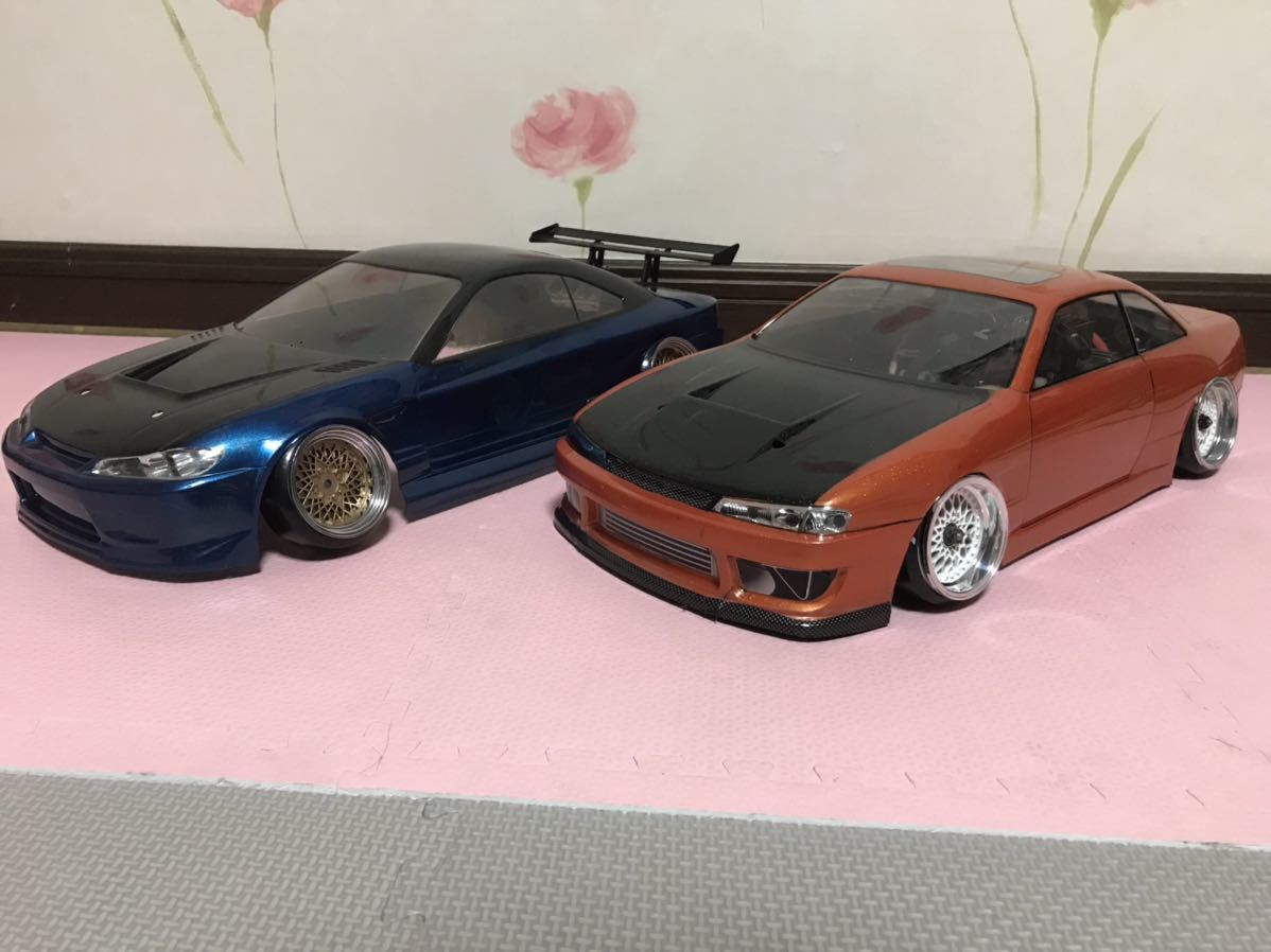 ヨコモ S14ドリフトカー ピンクボディー ヨコモ S14ドリフトカー
