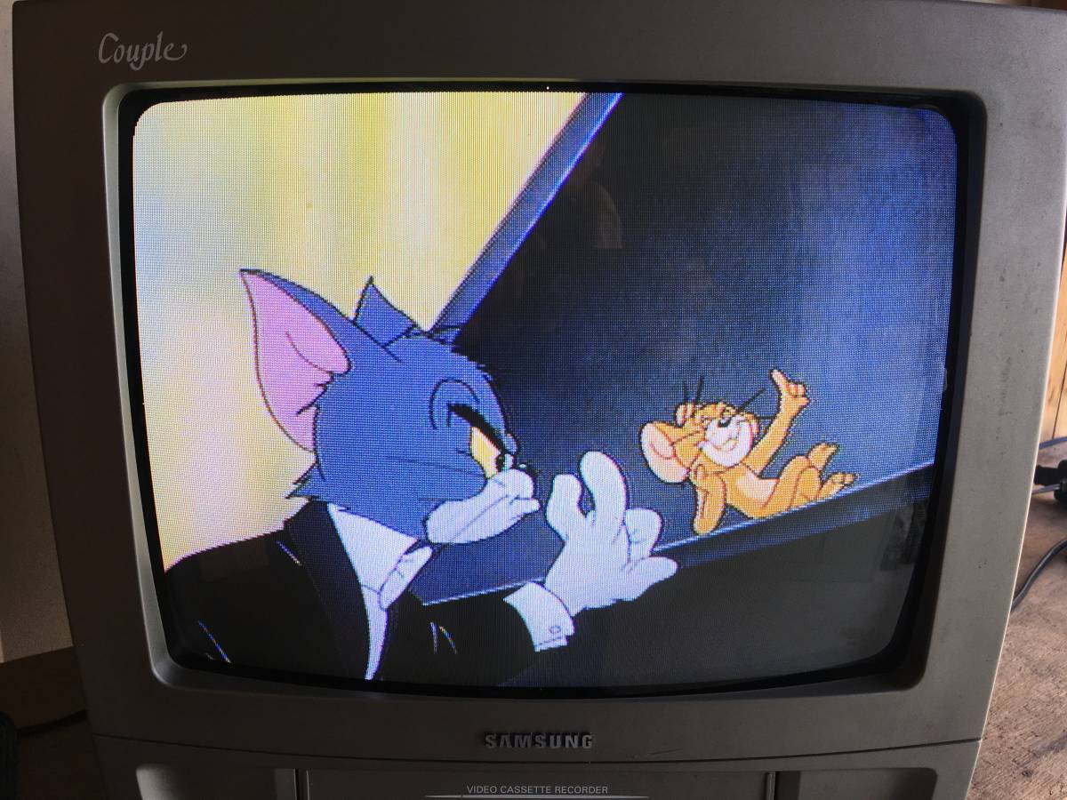 送料無料・即決価格 SAMSUNG製 ブラウン管式テレビデオ「14MRS1」14