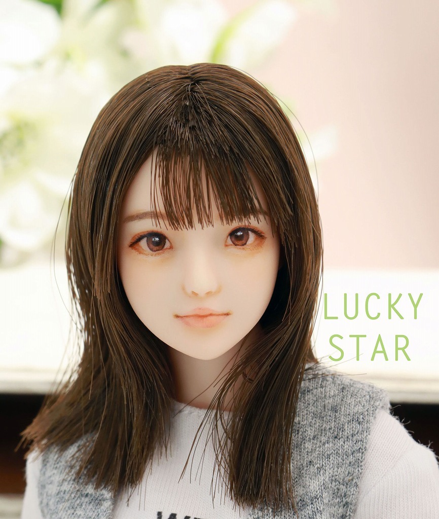 Yahoo!オークション - 【LUCKY STAR】 1/6カスタムドールヘッド「 愛椛