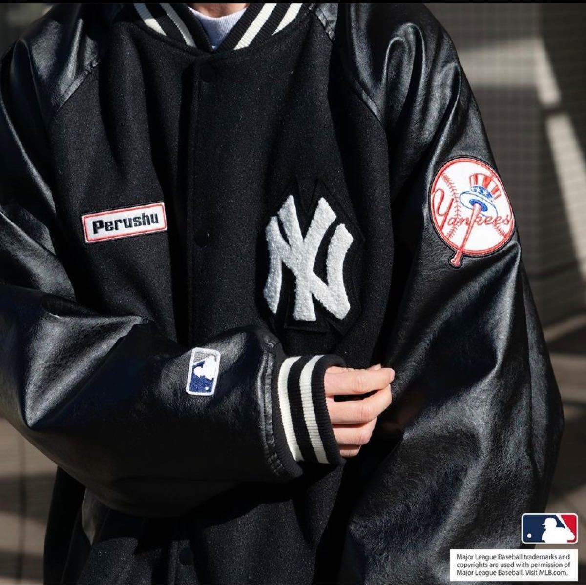 Perushu×MLB】オーバーサイズスタジャン｜Yahoo!フリマ（旧PayPayフリマ）