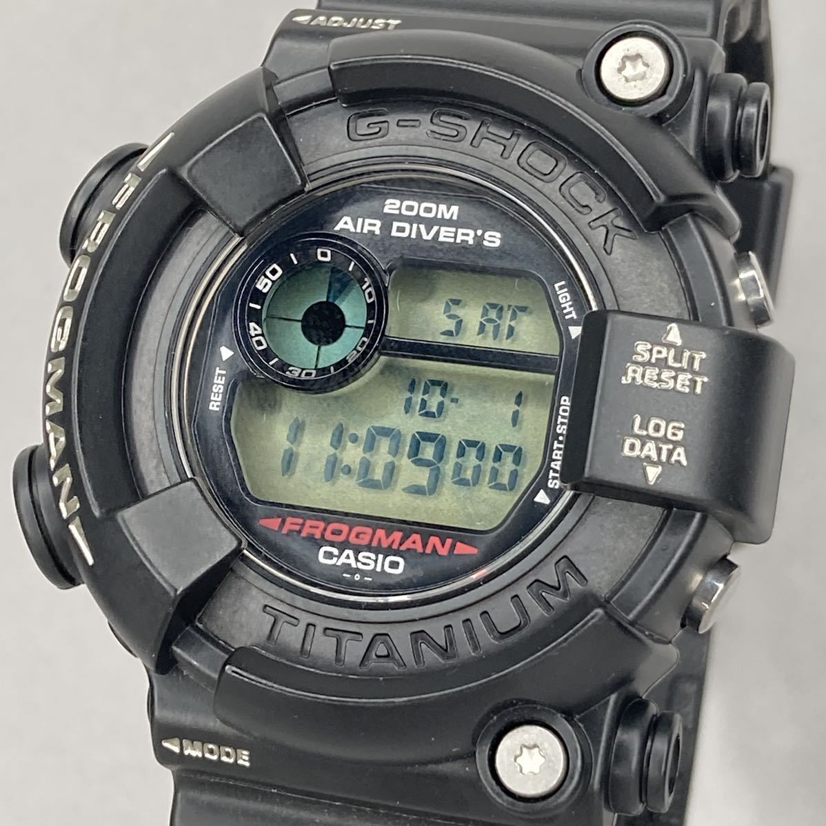 Yahoo!オークション - 極美品 G-SHOCK DW-8200ZU-1T FROGMAN'99 フロッ