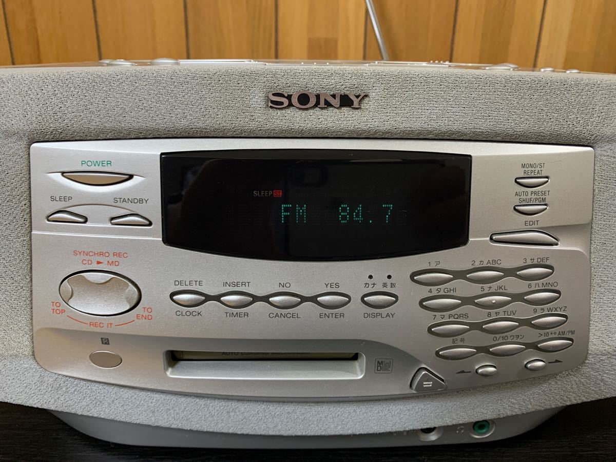 SONY CD/MDプレイヤー ZS-M35 【リモコン有り】｜Yahoo!フリマ（旧