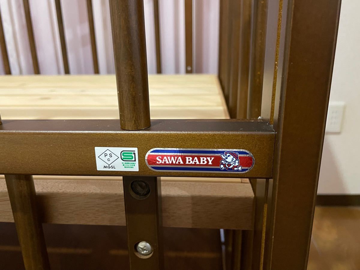 サワベビー EASE イーズ すのこハイベッド ベビーベッド｜Yahoo!フリマ