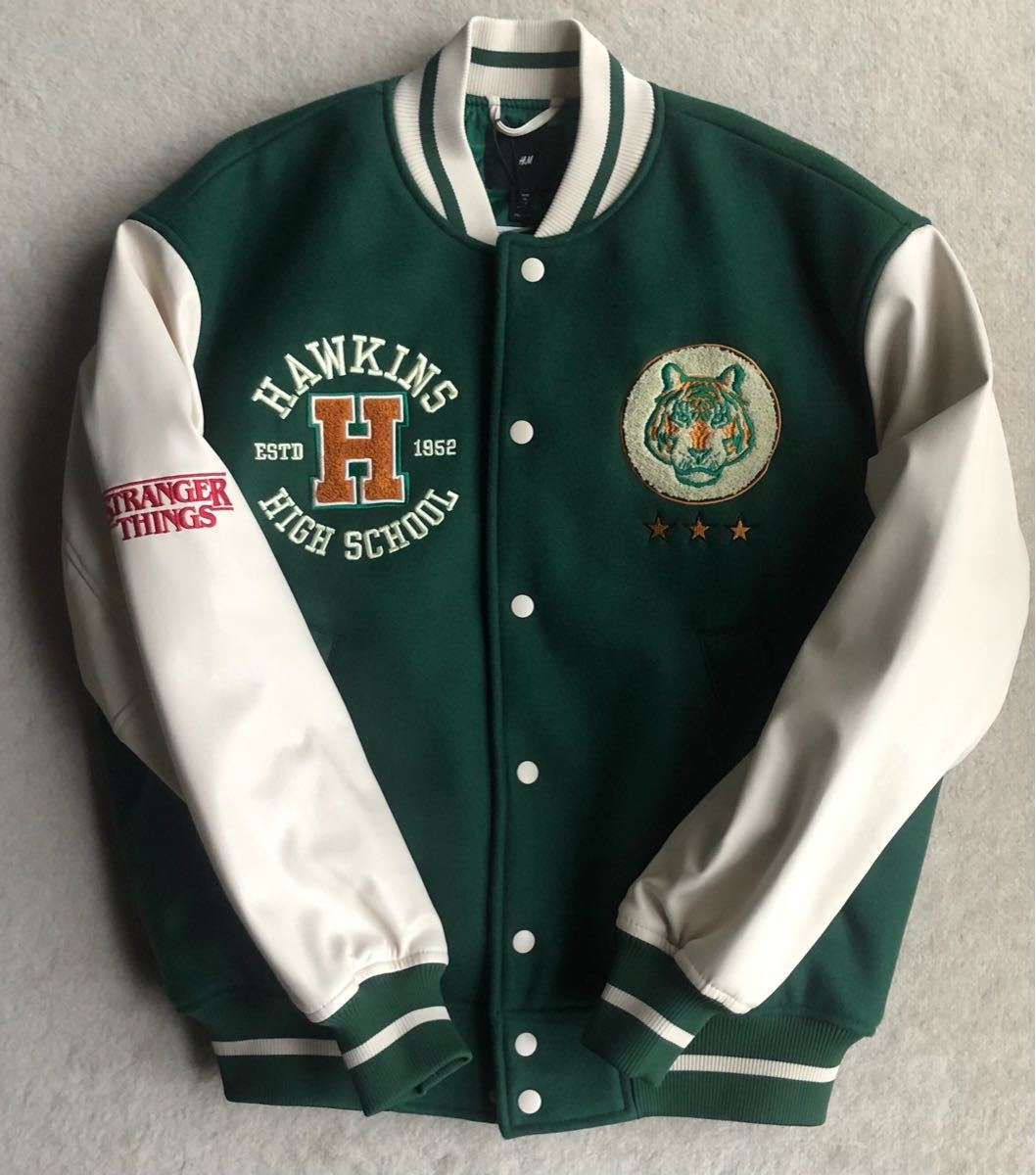 H&M stranger things ウールブレンドスタジャン M｜Yahoo!フリマ（旧