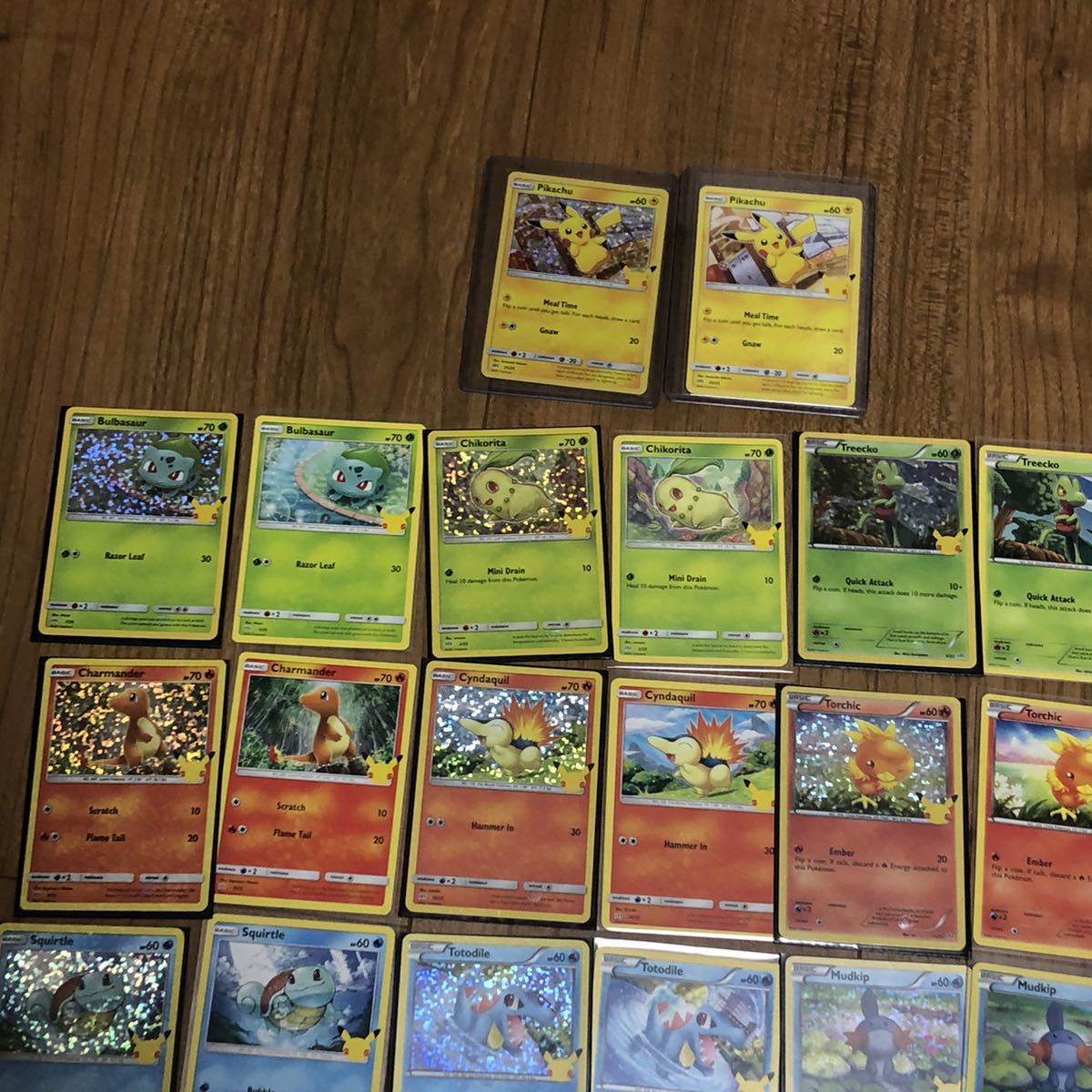 ポケモンカード 英語版 25周年マクドナルド限定プロモカード ホロ