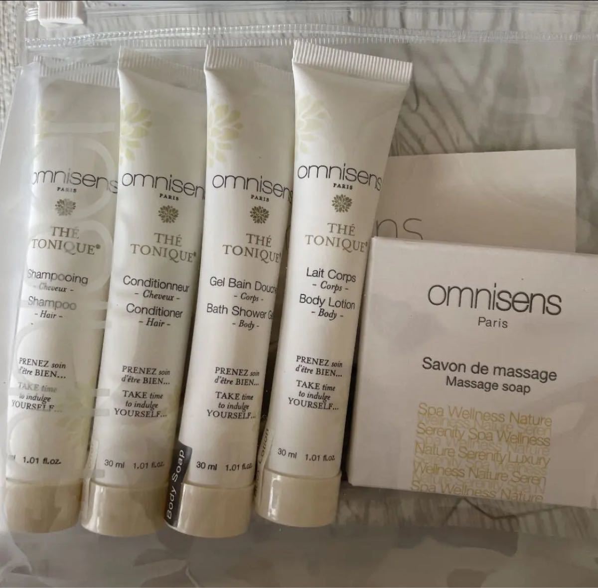 オムニサンスのアメニティ5点入りが4セット｜Yahoo!フリマ（旧PayPay