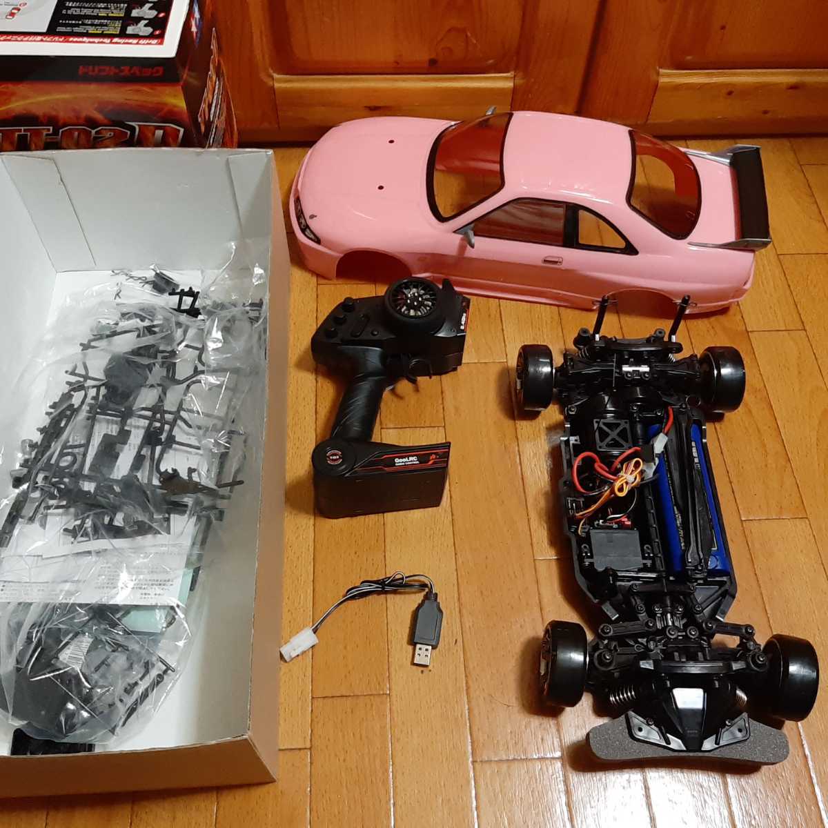 動画あり 即決《送料無料》 タミヤ ドリフト ラジコン フルセット TT02